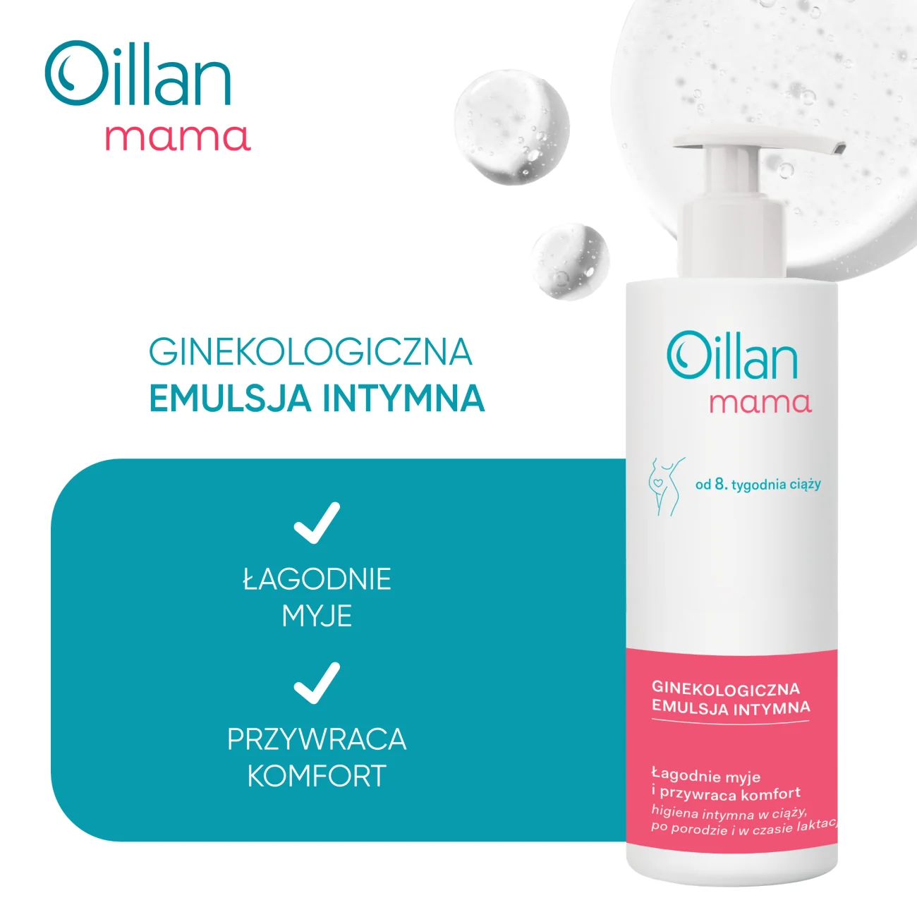 Oillan Mama Ginekologiczna emulsja intymna, 200 ml