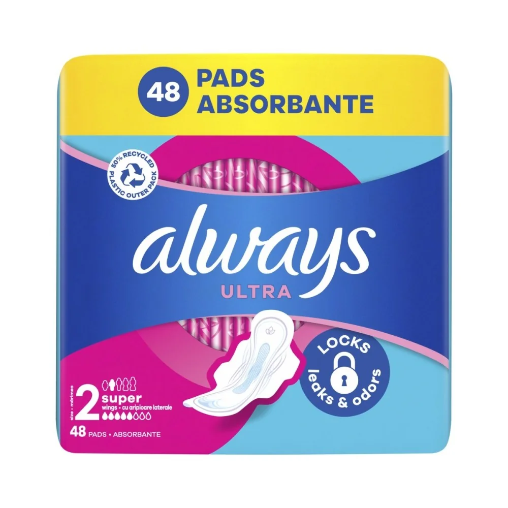 Always Ultra super podpaski, 48 szt.
