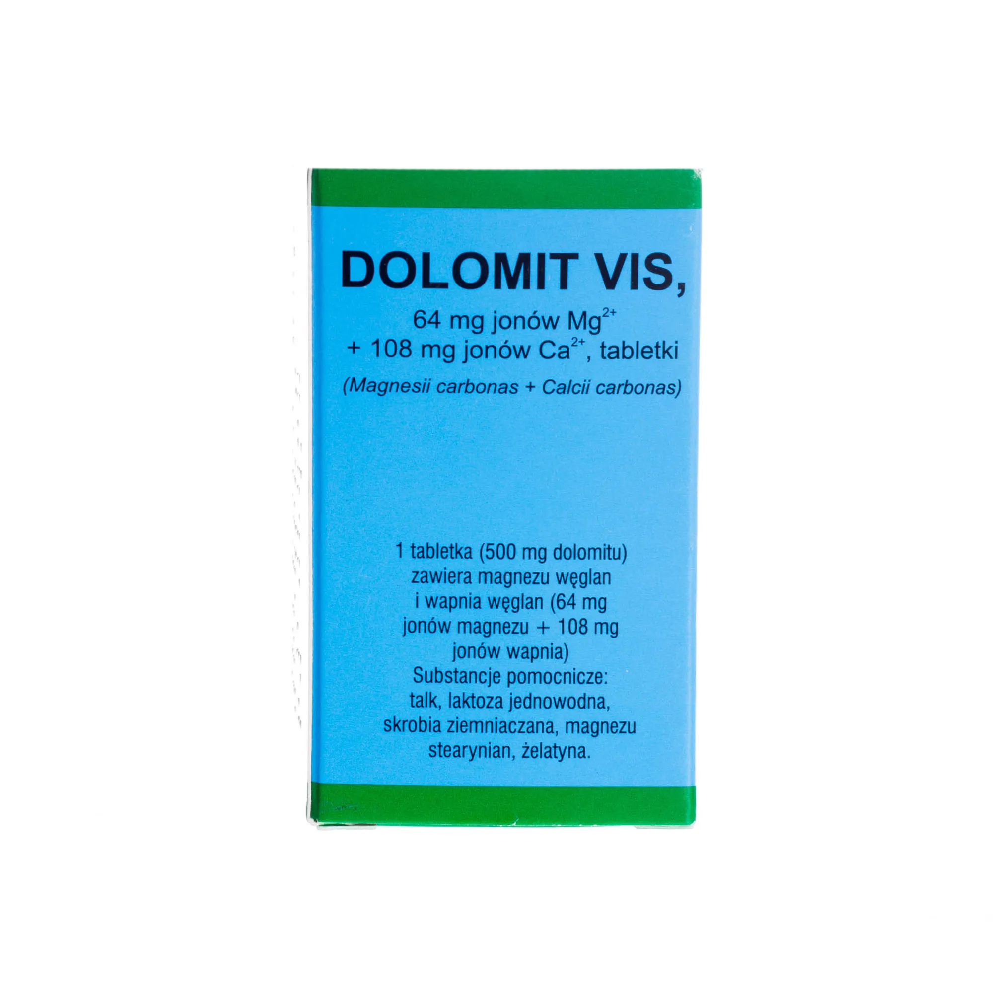 Dolomit Vis -lek wydawany bez recepty, 100 tabletek 