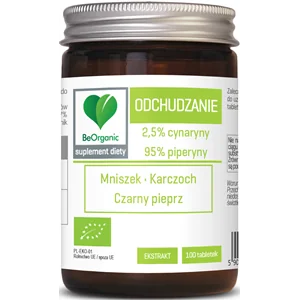 BeOrganic Odchudzanie BIO 100 tabletek