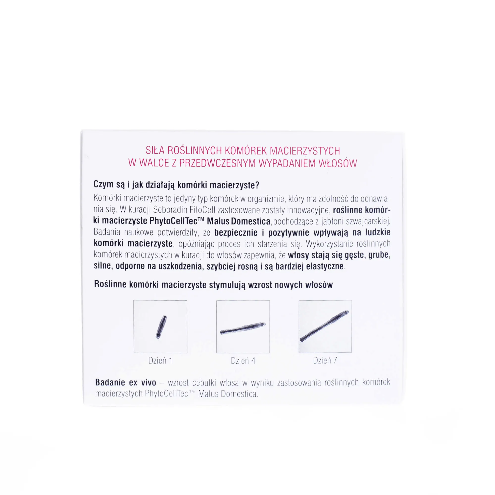 Seboradin FitoCell, serum z komórkami macierzystymi, 15 x 6 g 
