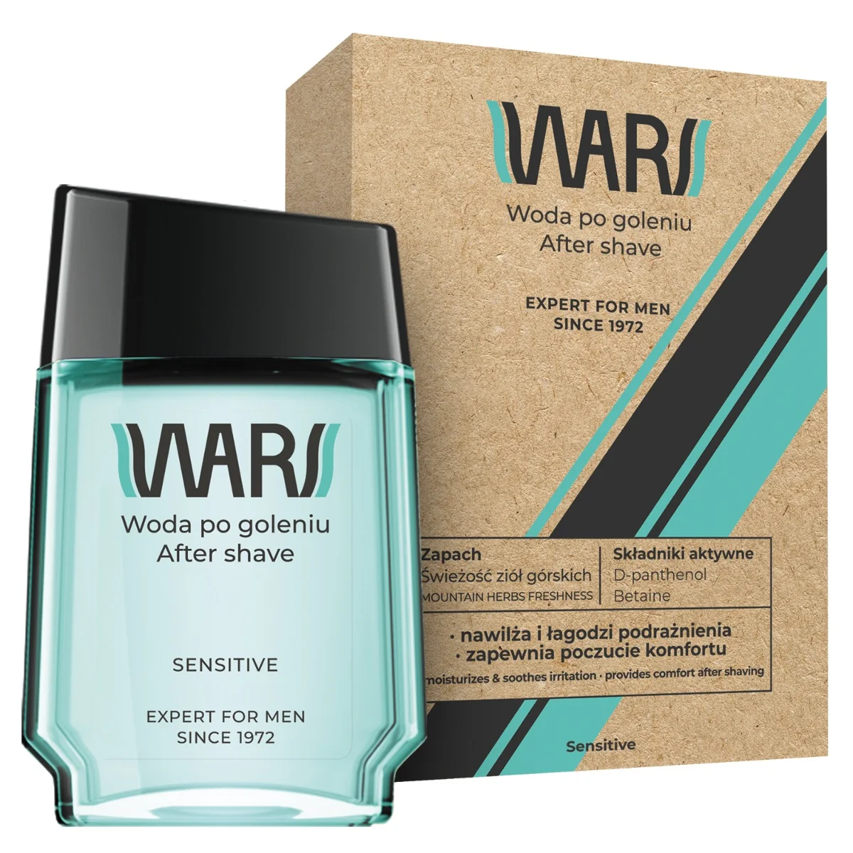 Wars Expert for Men Sensitive woda po goleniu, 90 ml