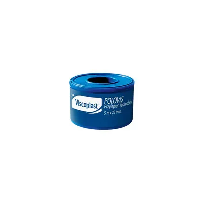 Polovis uniwersalny przylepiec jedwabny 5m x 25 mm, 1 szt.