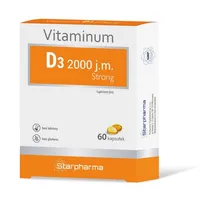Vitaminum D3 Strong 2000, suplement diety, 60 kapsułek