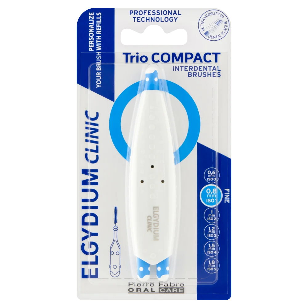 Elgydium Clinic Triocompact (ISO 1/1/1) szczoteczka międzyzębowa, 3 sztuki