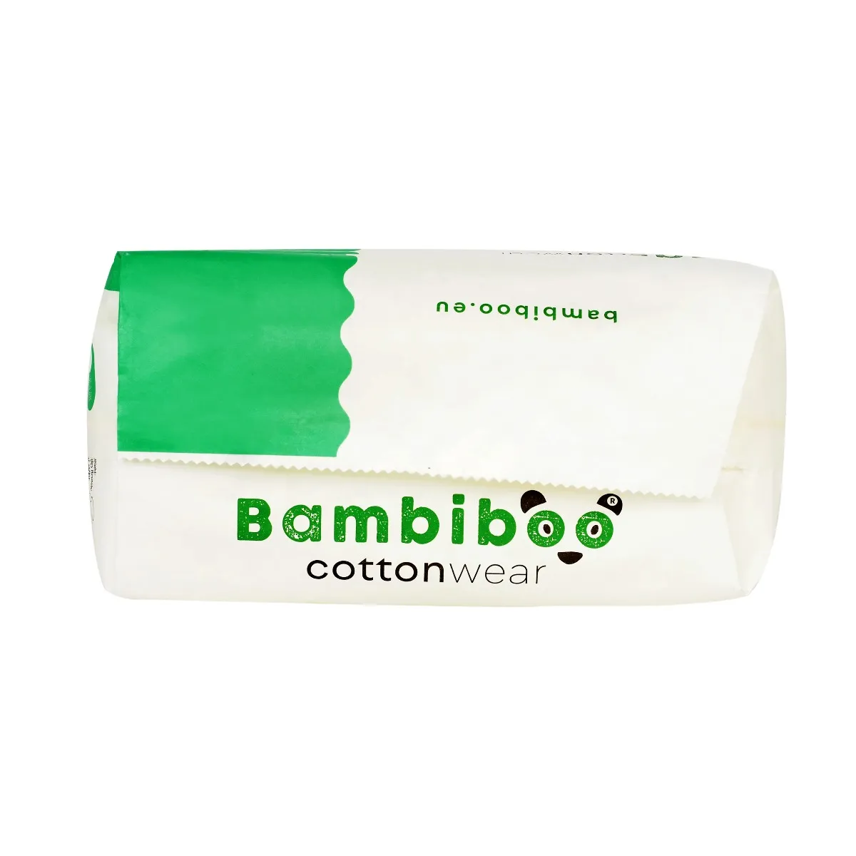 Bambiboo COTTONWEAR jednorazowe pieluszki z bawełną organiczną i wycięciem na pępek rozmiar 1, 28 szt. 