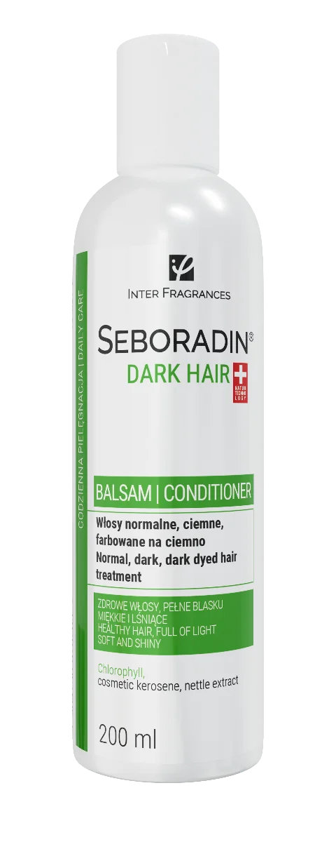 Seboradin Ciemne Włosy balsam do włosów ciemnych – naturalnych i farbowanych, 200 ml