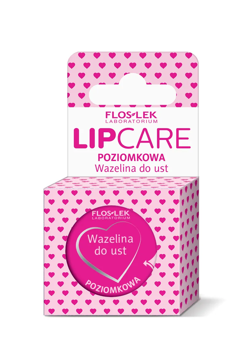 Floslek Lip Care, poziomkowa wazelina do ust, 15 g