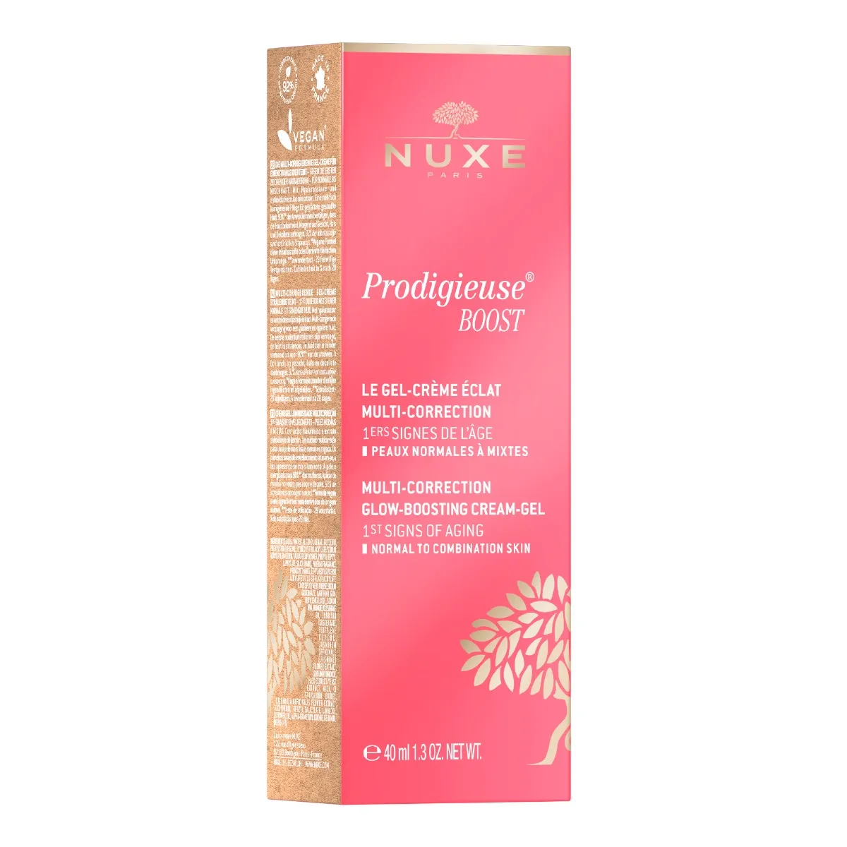 Nuxe Prodigieuse® BOOST Rozświetlający krem do twarzy, skóra mieszana, 40 ml 