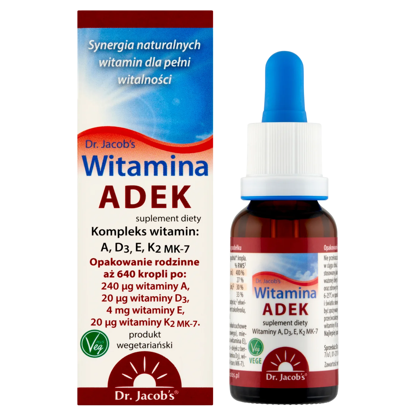 Dr. Jacob's Witamina ADEK krople, 20 ml