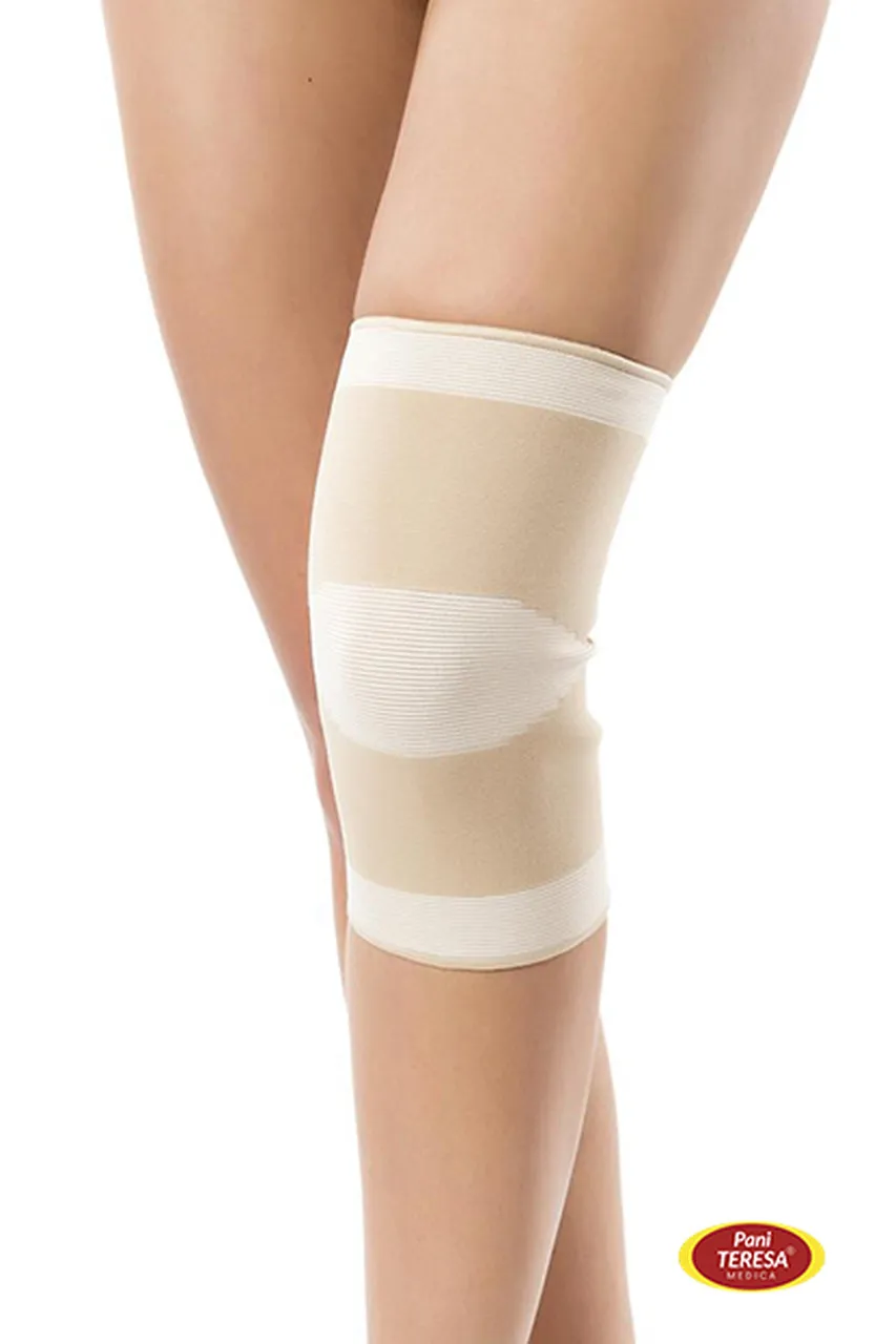 Pani Teresa, opaska elastyczna stawu kolanowego, bezszwowa, rozmiar XL, 1 sztuka 