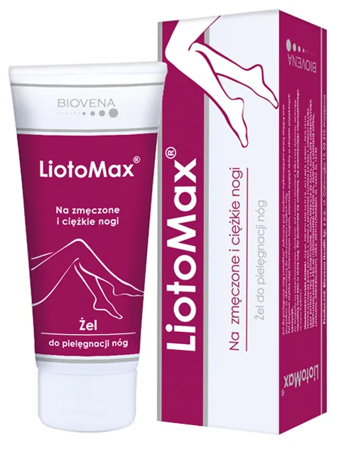 Biovena Health LiotoMax® żel do pielęgnacji nóg, 75. g