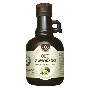 Olej z awokado tłoczony na zimno, suplement diety, 250 ml 