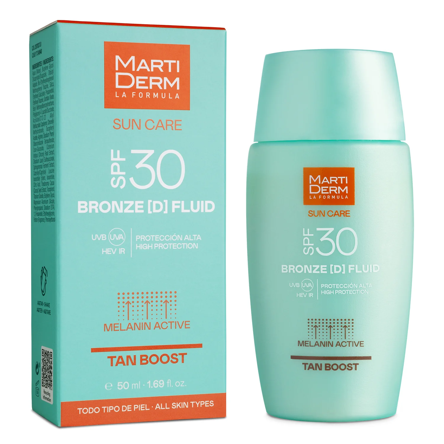 Martiderm Sun Care Bronze D SPF30 Fluid fluid ochronny, 50 ml