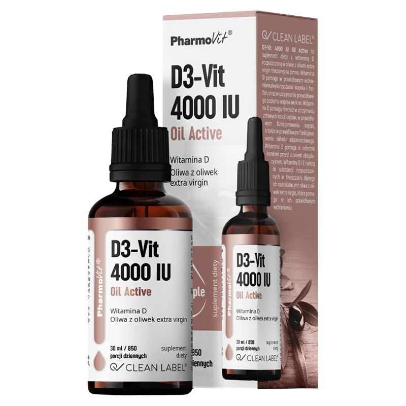 Pharmovit Clean Label D3-Vit 4000 IU Oil Active 30 ml