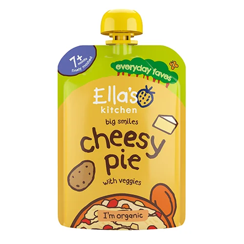 Ella's Kitchen BIO ciasto serowe z warzywami, 130 g