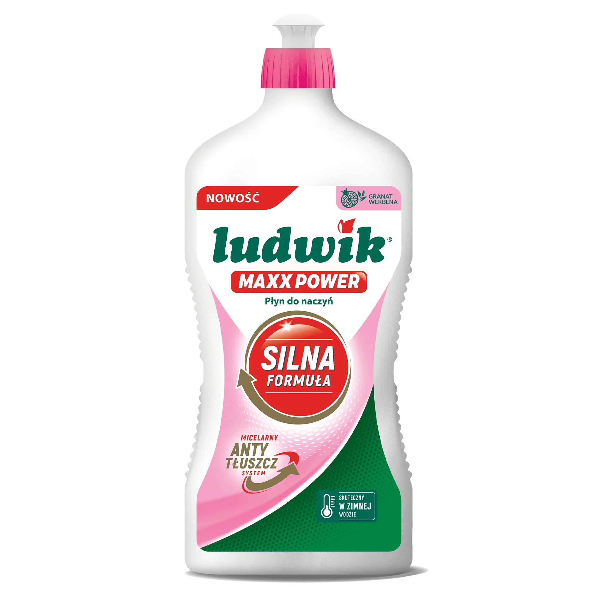 Ludwik Maxx Power płyn do mycia naczyń, granat, 725 g