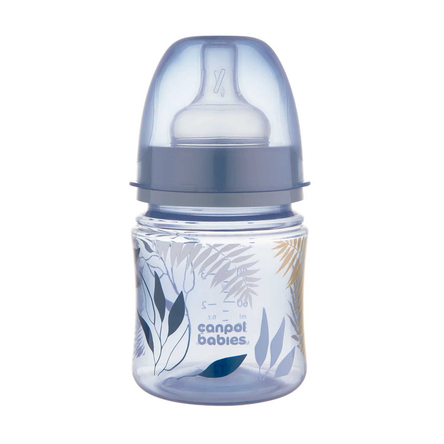 Canpol Babies EasyStart GOLD niebieska butelka antykolkowa 120 ml, 1 sztuka