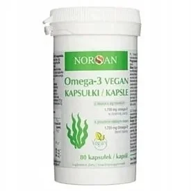 Norsan Omega-3 Vegan 80 kapsułki