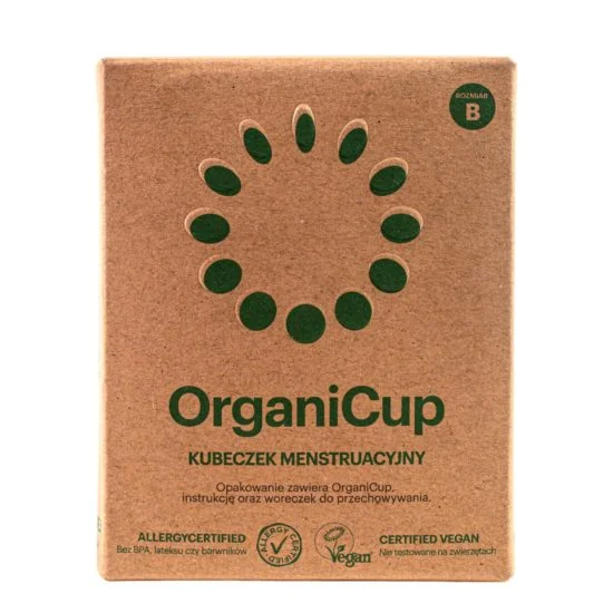 OrganiCup kubeczek menstruacyjny, rozmiar B, 1 szt.