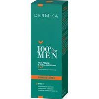 Dermika Men, żel-peeling-maska mentolowa 3w1, 100 ml