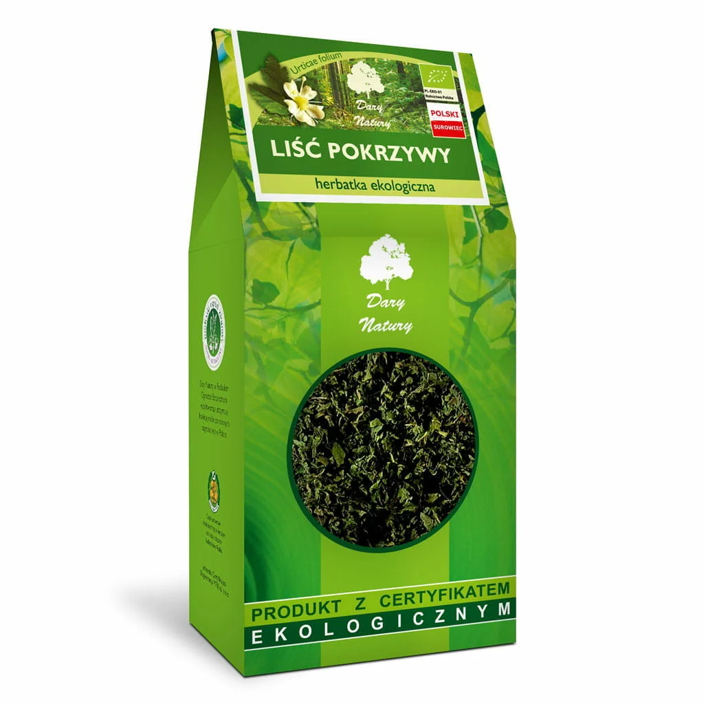 Dary Natury Liść Pokrzywy herbatka ekologiczna, 80 g