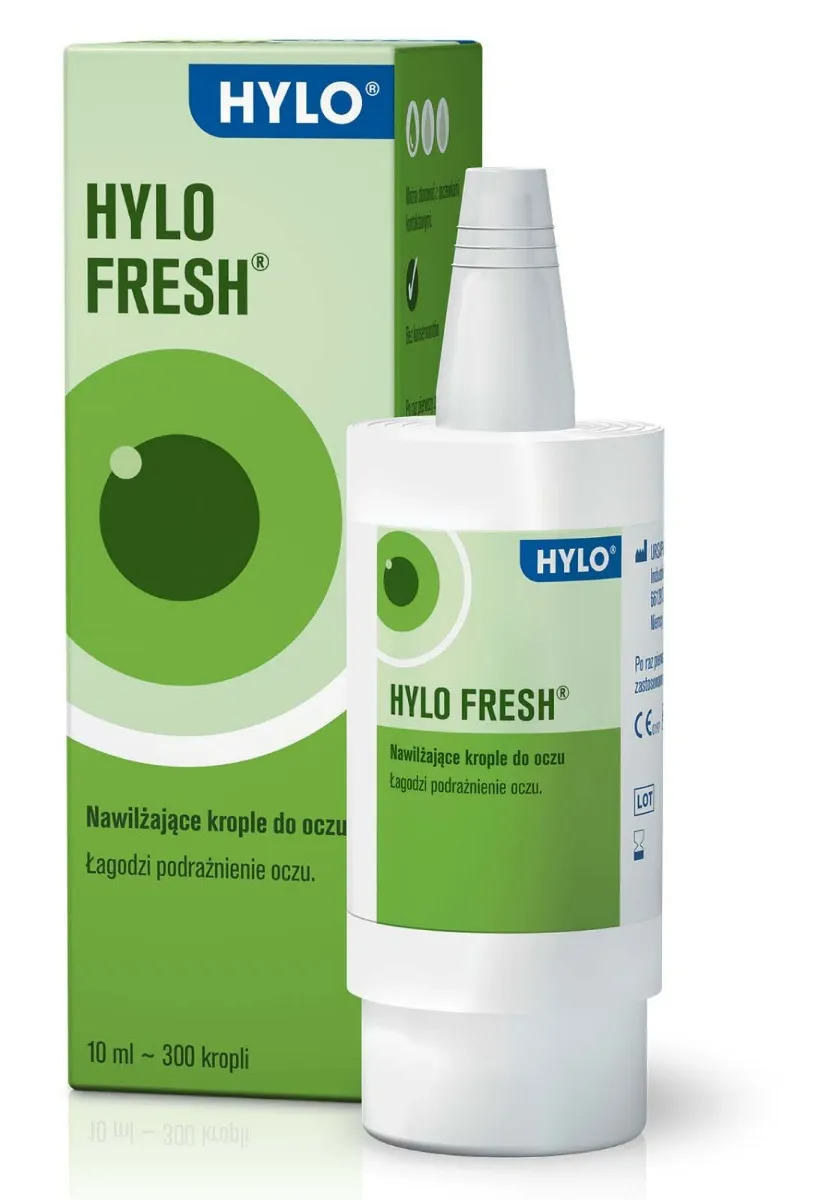 Hylo-fresh 0,3 mg/ml - nawilżające krople do oczu, 10 ml
