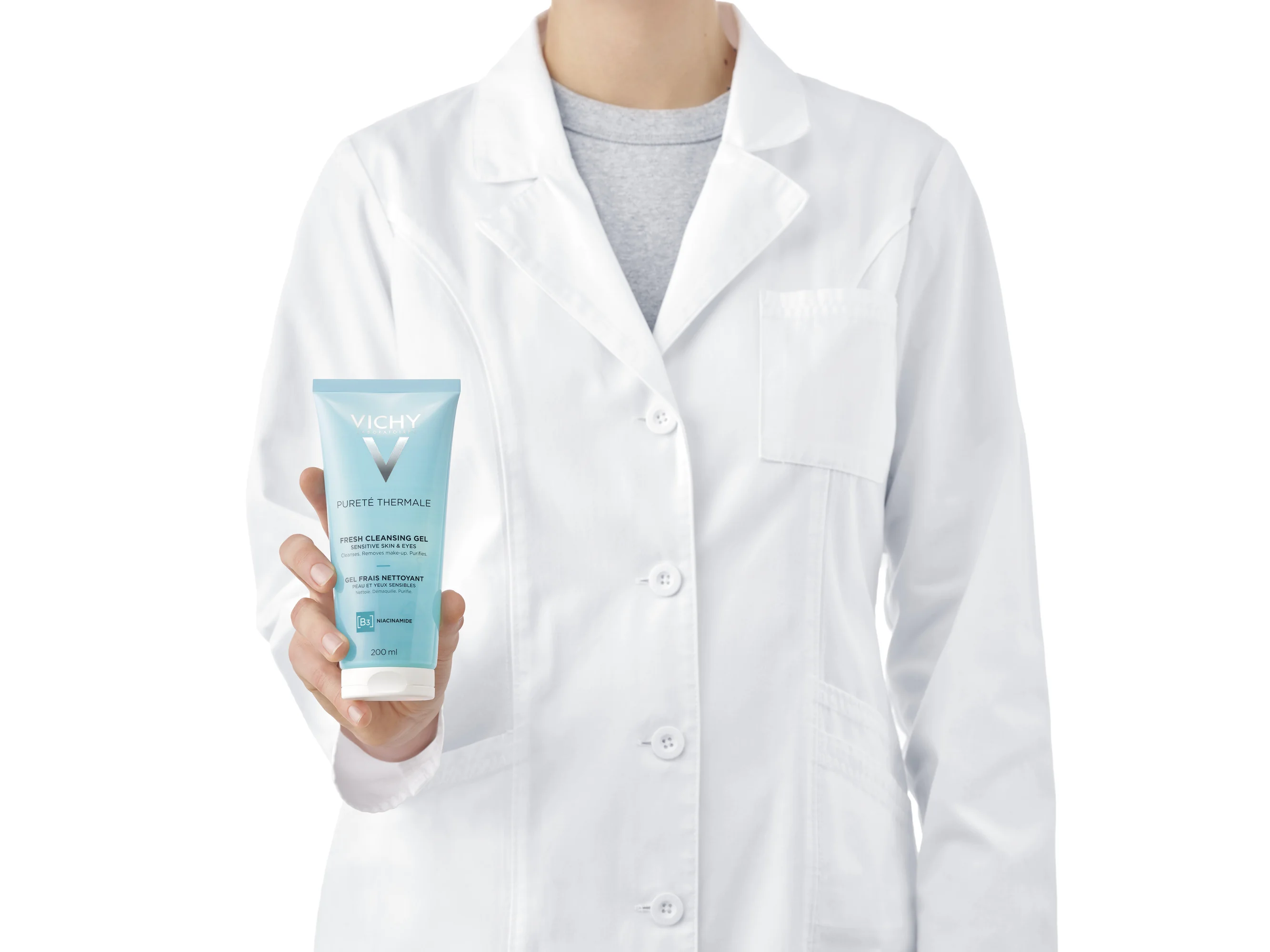 Vichy Purete Thermale żel odświeżający do mycia twarzy, 200 ml