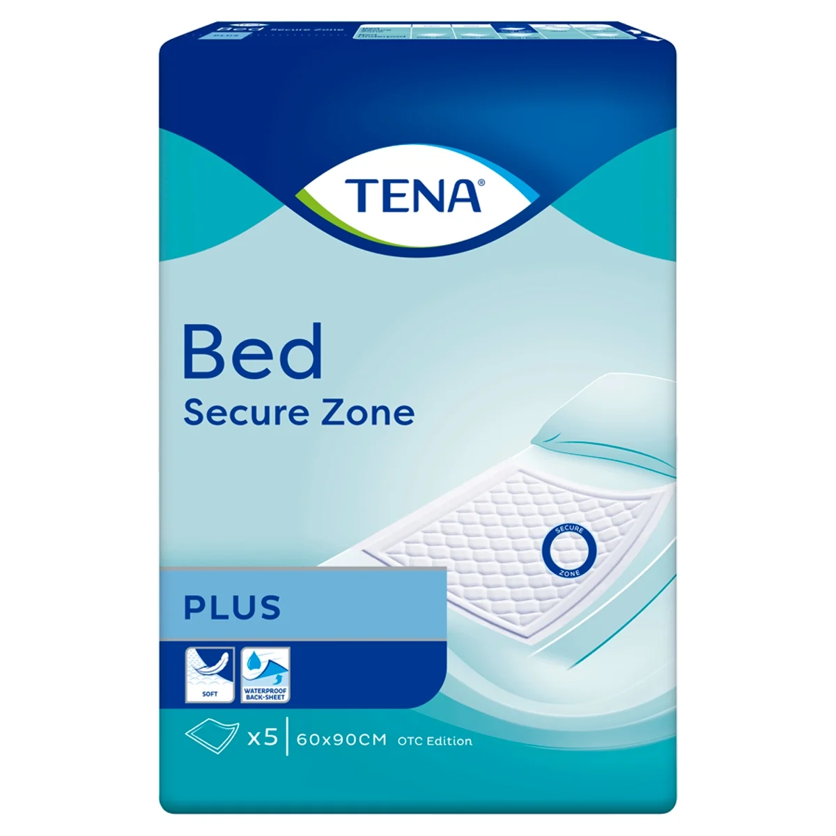 TENA Bed Std Plus Podkłady Plus Podkłady chłonne 60 x 90 cm 5 sztuk
