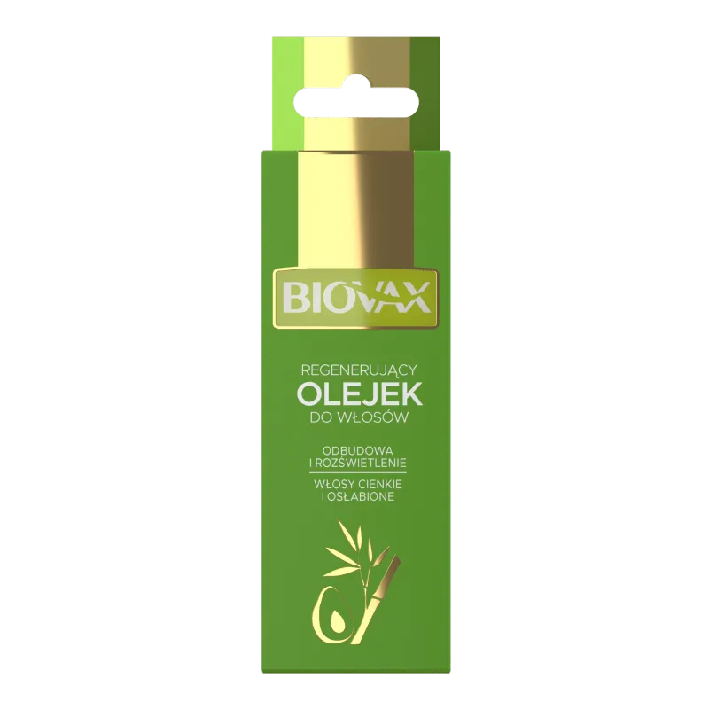Biovax Bambus & Avocado, olejek regenerujący do włosów, 15 ml