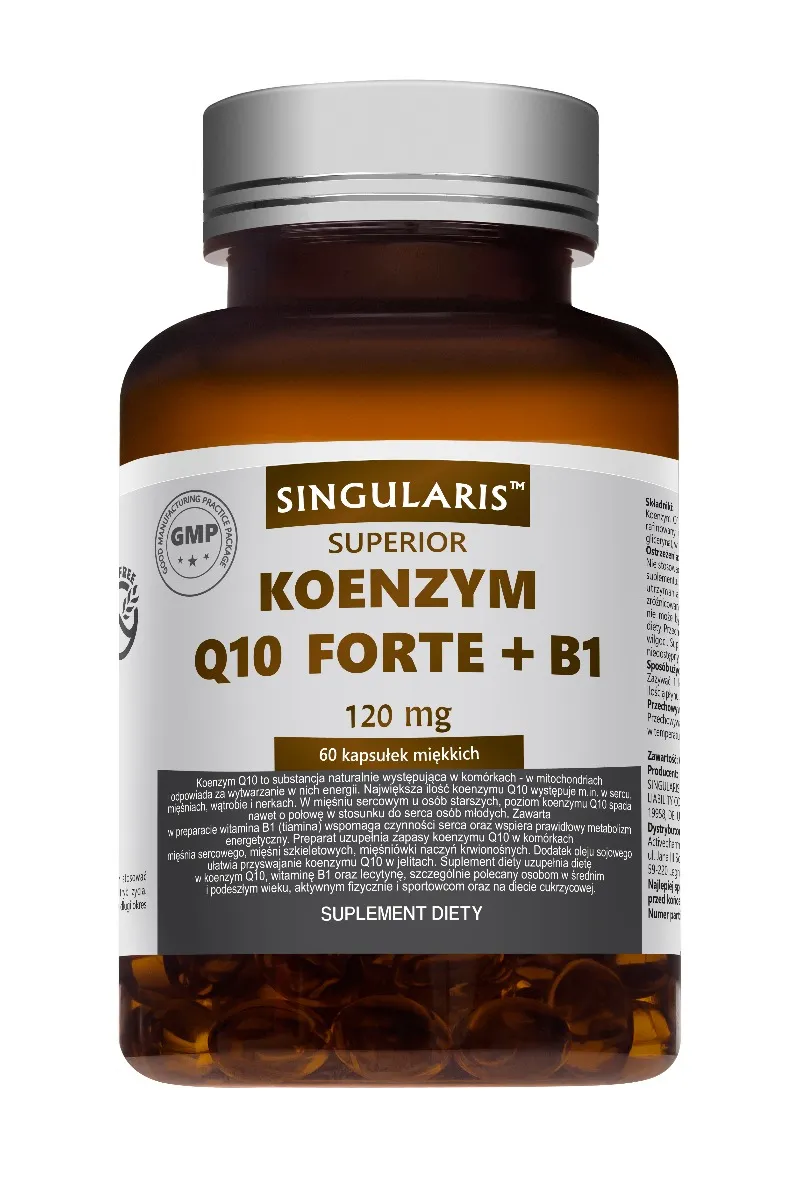 Singularis Superior Koenzym Q10 Forte + B1, suplement diety, 60 kapsułek