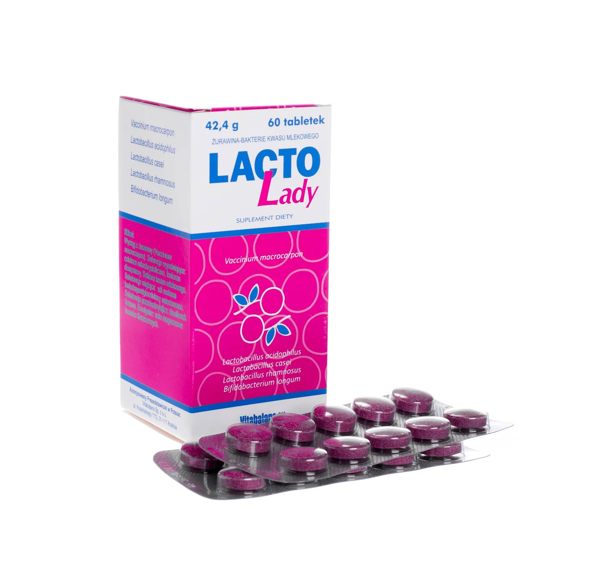 Lacto Lady, suplement diety, 60 tabletek