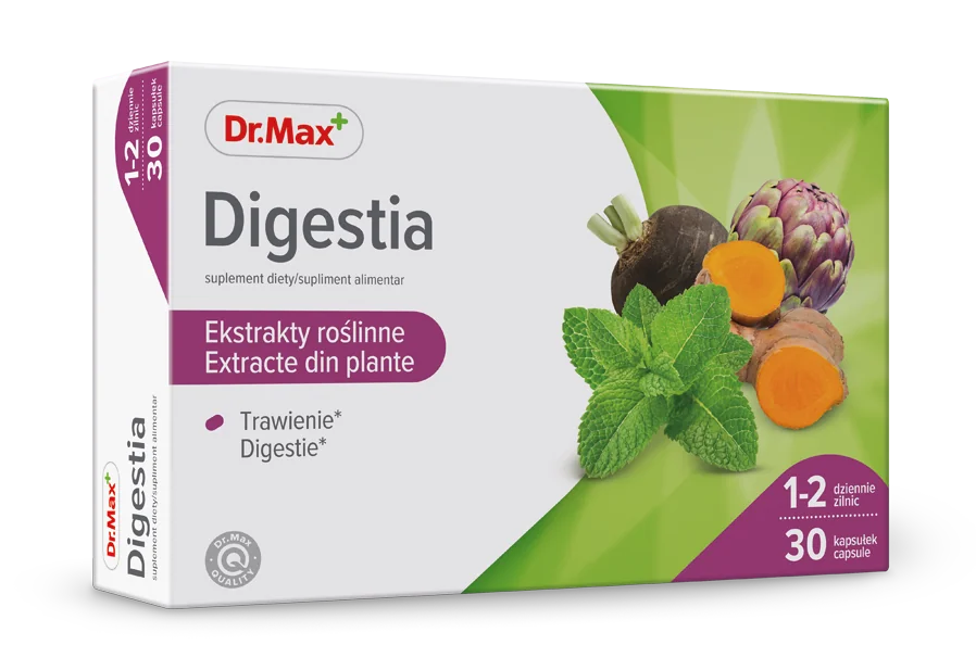 Digestia Dr. Max suplement diety, 30 kapsułek