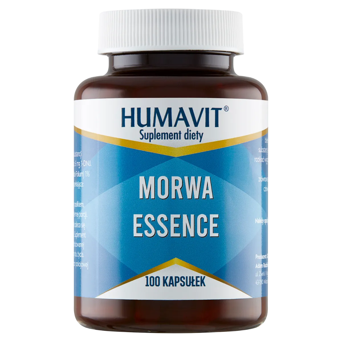 Humavit morwa essence, suplement diety, 100 kapsułek