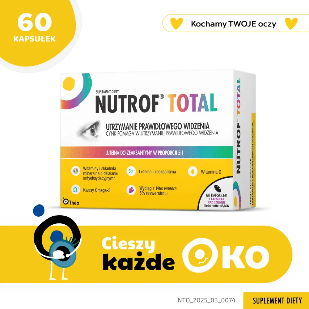 Nutrof Total z witaminą D3 60 kapsułek