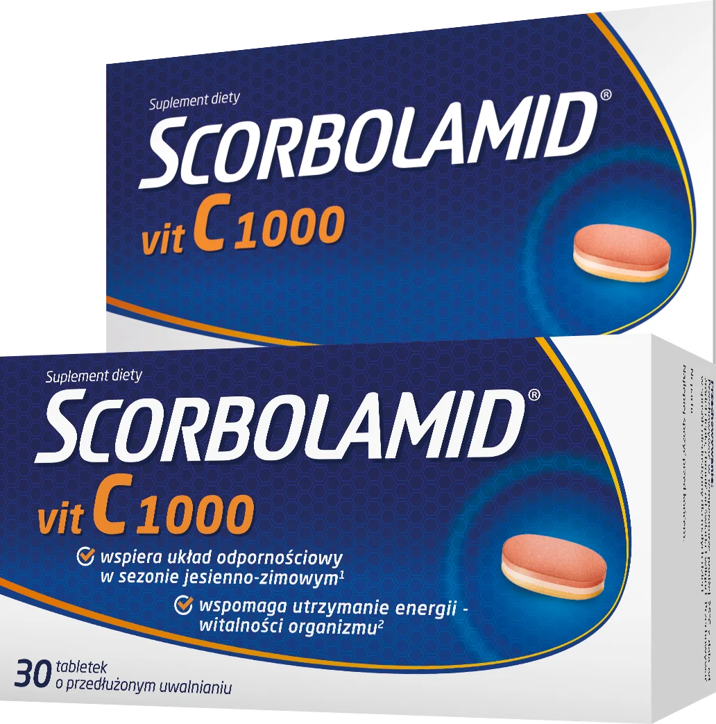 Scorbolamid Vit C 1000 30 tabletek