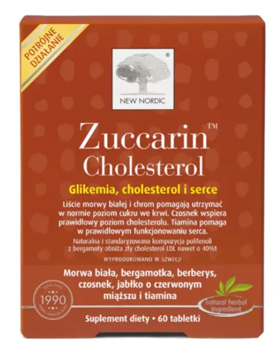 New Nordic Zuccarin Cholesterol 60 tabletek