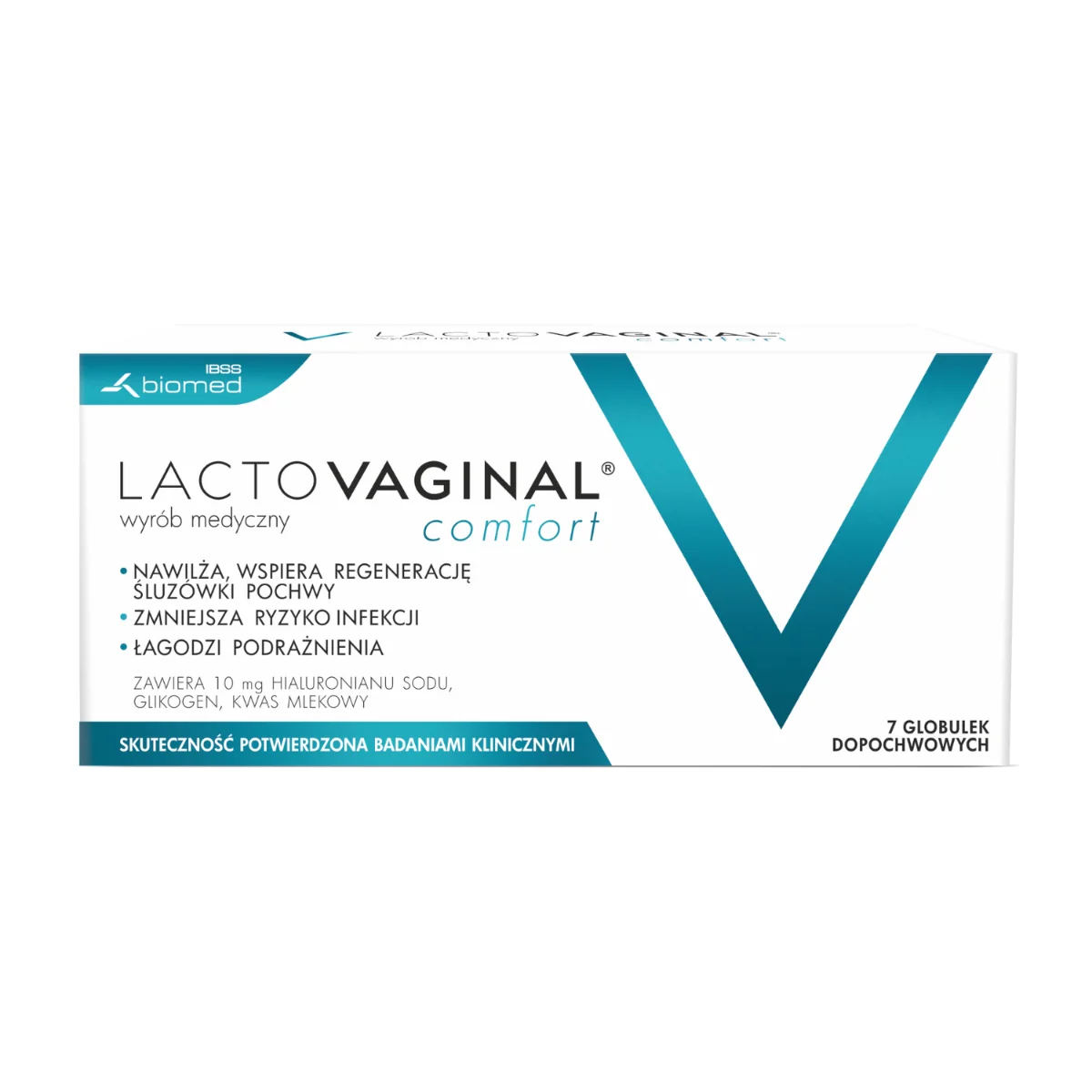 Lactovaginal Comfort globulki dopochwowe, 7 sztuk
