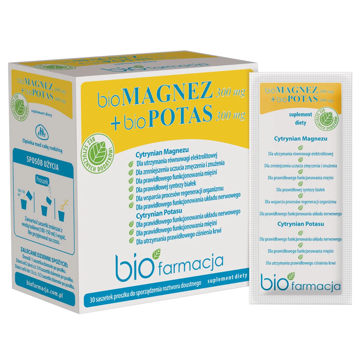 Biofarmacja bioMagnez + bioPotas, 30 szt.