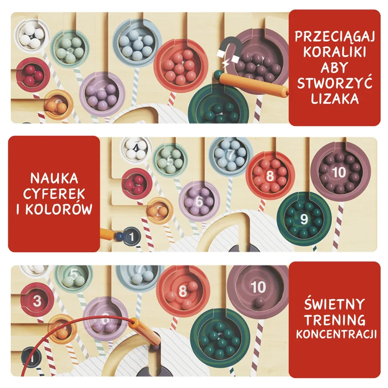 Top Bright Fantastyczny jednorożec labirynt magnetyczny 36 m+