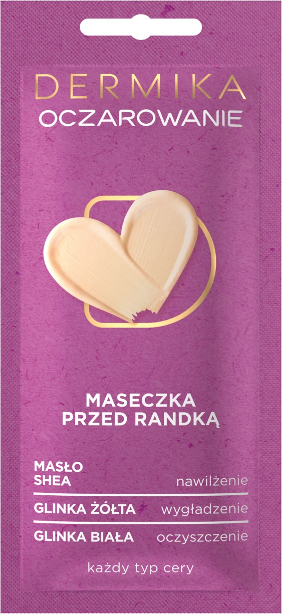 Dermika Maseczki Piękności Oczarowanie Maseczka przed randką do każdego typu cery, 10 ml
