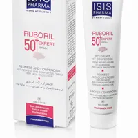 ISIS Pharma Ruboril Expert 50+, krem do skóry naczynkowej, delikatnie koloryzujący, SPF50+, 40 ml