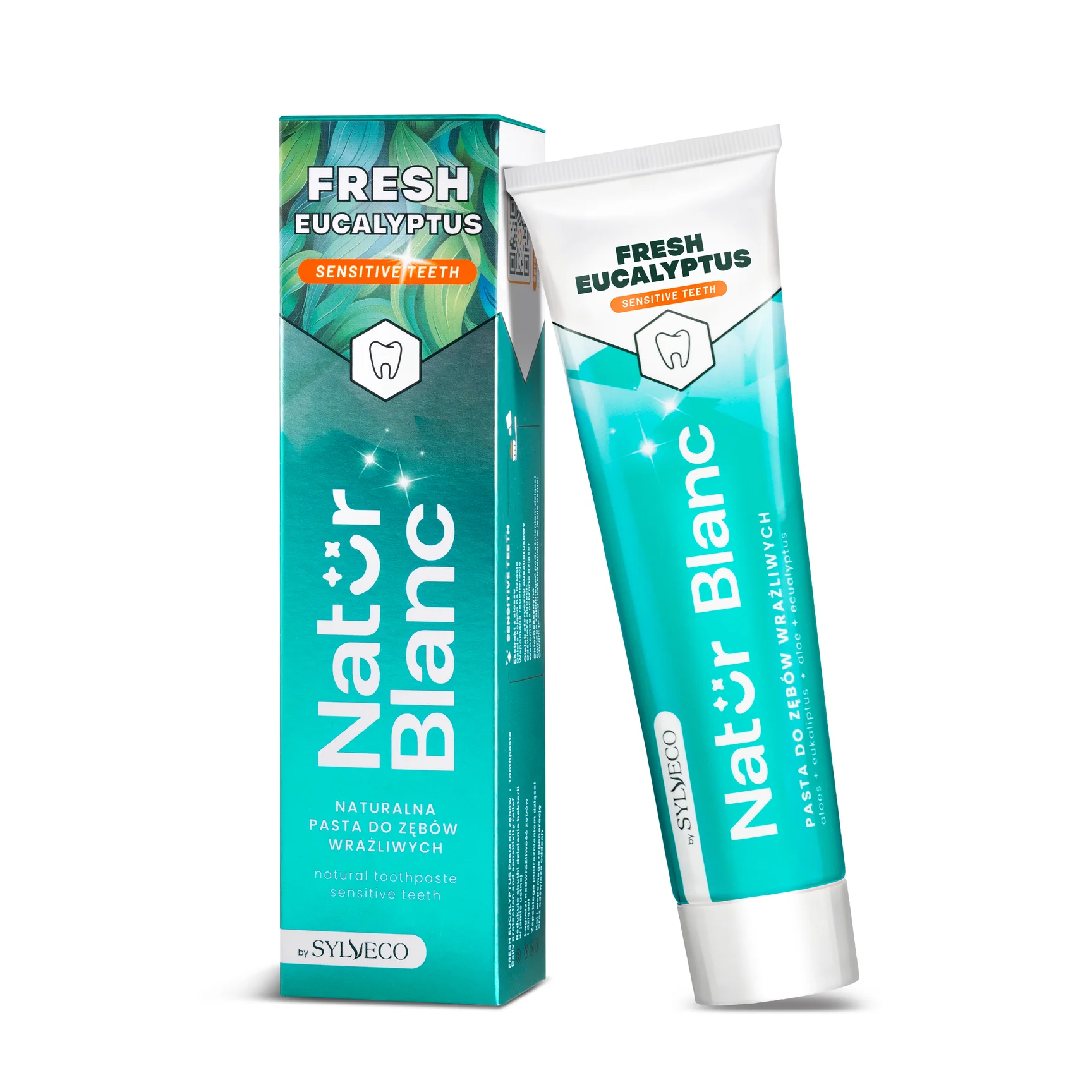 Sylveco Natur Blanc pasta do wrażliwych zębów Fresh Eucalyptus, 100 ml