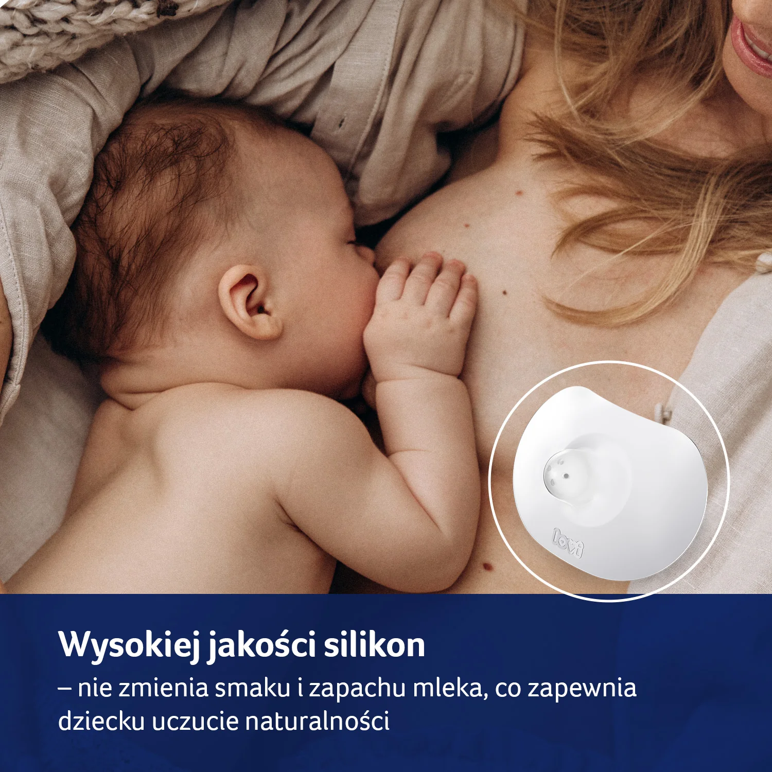 Lovi silikonowe osłonki na piersi, rozmiar M/L 5/606, 2 szt.