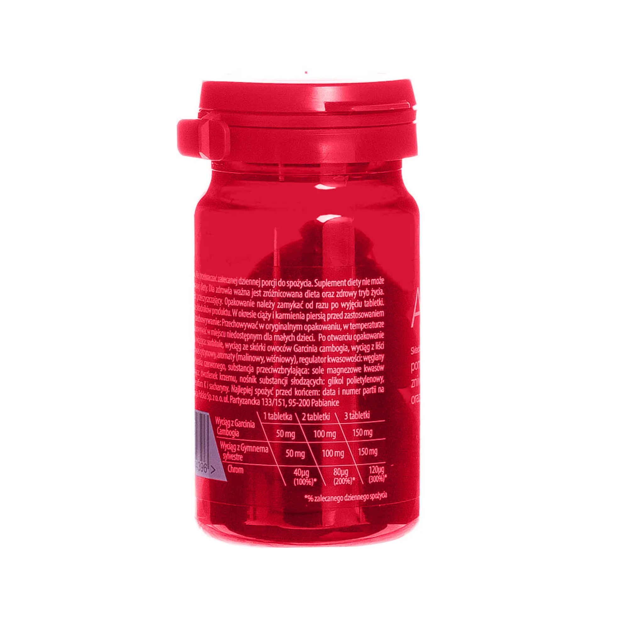Apetiblock suplement diety, 50 tabletek musujących do ssania