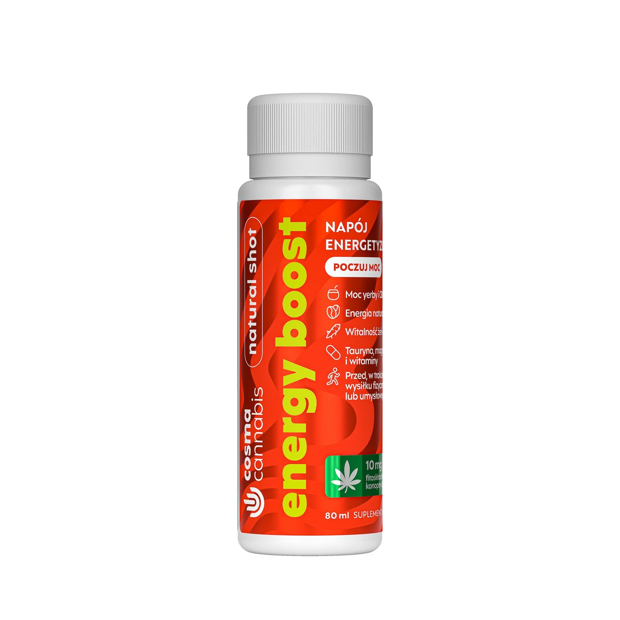 Cosma Cannabis Energy Boost płyn, 80 ml