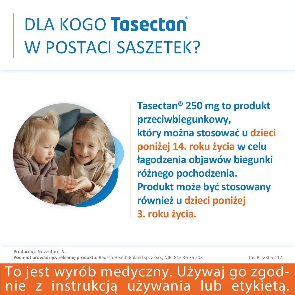 Tasectan 250 mg 20 saszetek