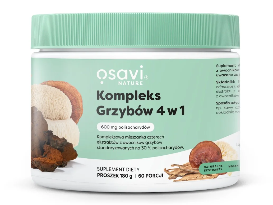 Osavi Kompleks Grzybów 4 w 1 proszek, 180 g