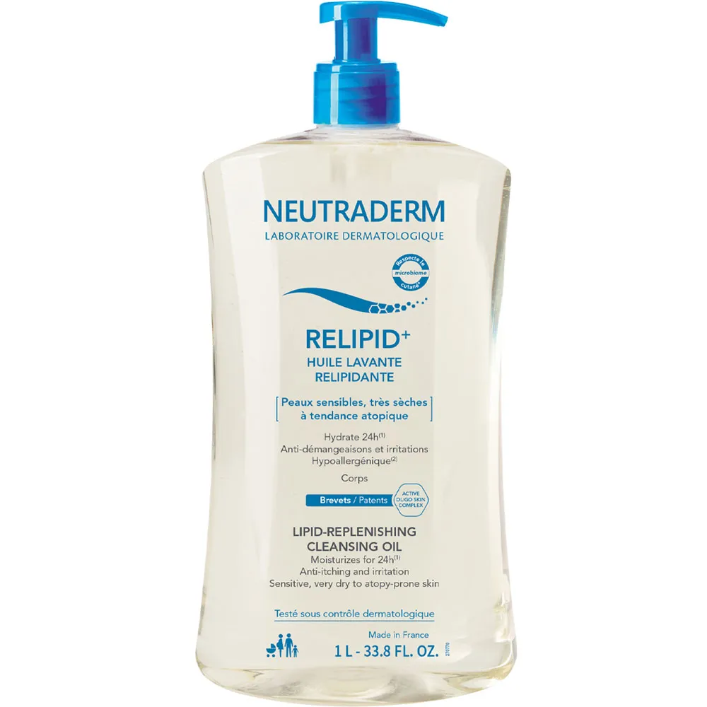 Neutraderm Relipid+ olejek do mycia ciała odbudowujący warstwę lipidową, 400 ml