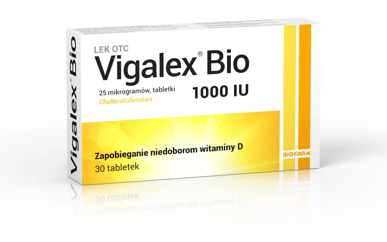 Vigalex Bio, 1000 I.U., 30 tabletek